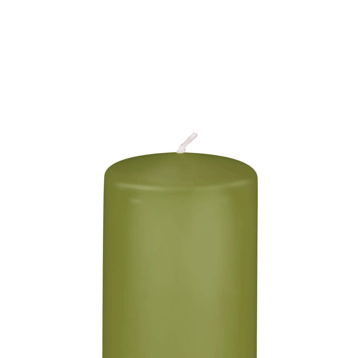 Zylinderkerzen – 60 mm Durchmesser - in 33 Farben - 90 mm -230 olive