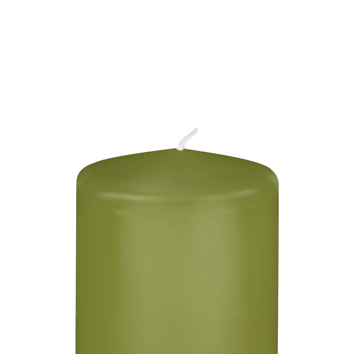 Zylinderkerzen – 80 mm Durchmesser - in 33 Farben - 140 mm -230 olive